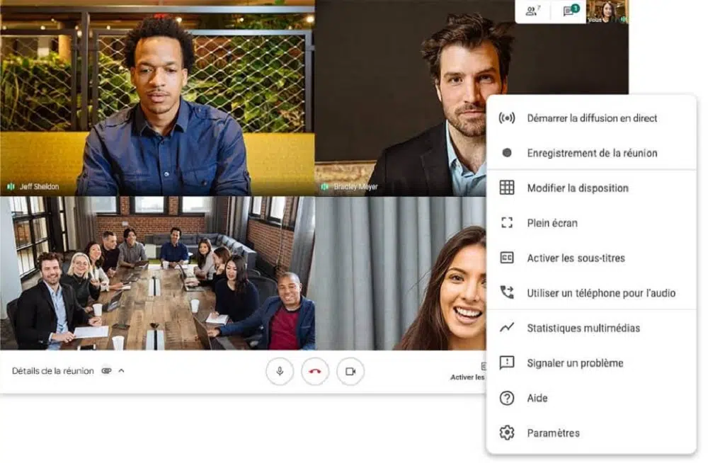 Meet comment utiliser Google Meet